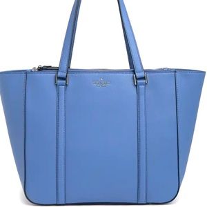 Kate ♠️ baby blue Large Tote Bag